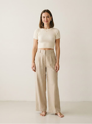 Blusa Tricô Canelada Alba